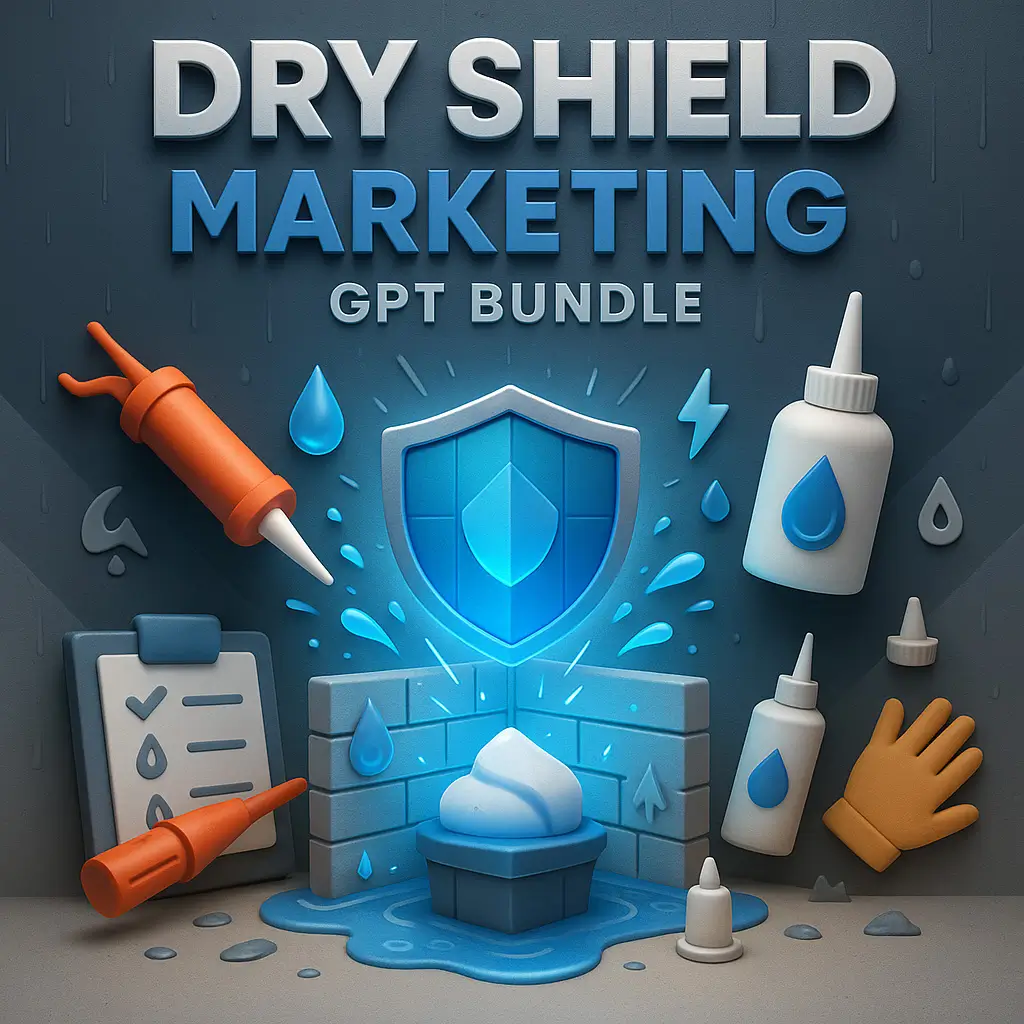 Dry Shield Marketing GPT Bundle for Waterproofing Services